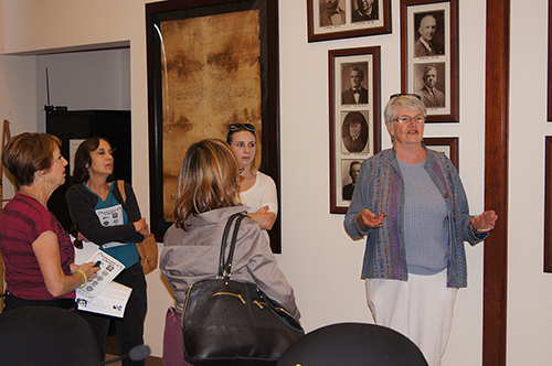 Harriett Burt explains that the Martinez City Hall was originally a school when it opened in 1917.